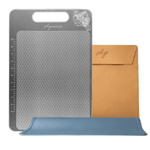 Paslanmaz Çelik Kesme Tahtası - Jakron Kılıf - Silikon Mat